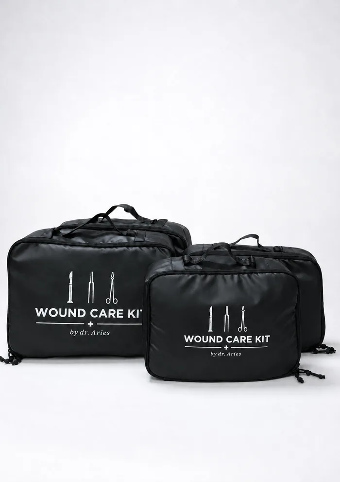 Reference photograph of the Wound Care Kit organiser